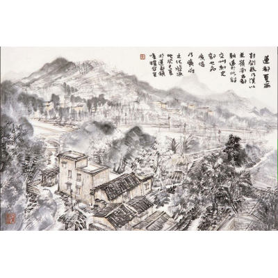 封开写生·莲都夏雨