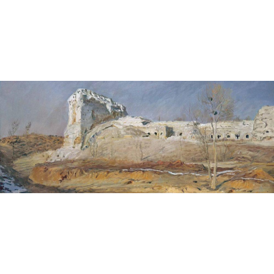 统万城遗址之一