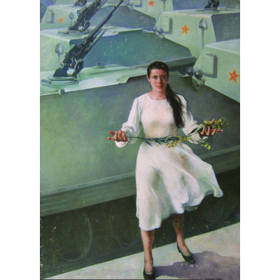 勿忘草（入选全国美展）