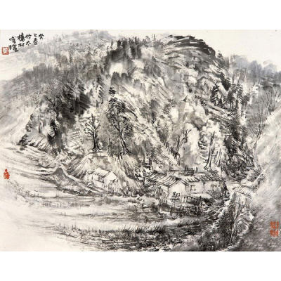 太楼村小道·龙川写生