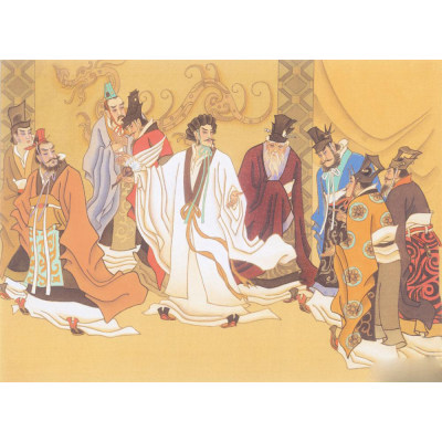 逞辩才舌战群儒