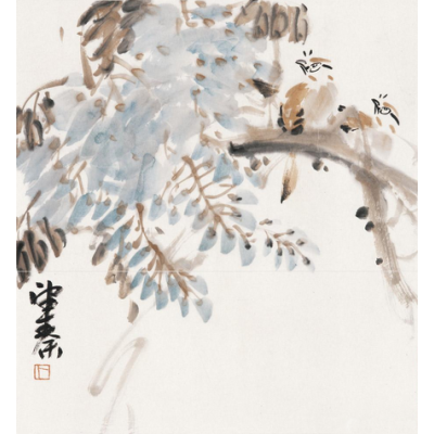 连天尽展紫罗衣