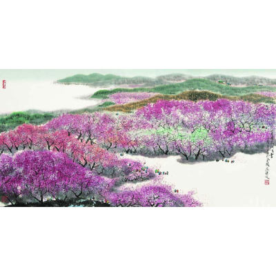 二月梅花似飞雪