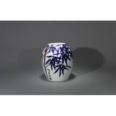 与可罐（青花瓷正面）