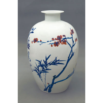 徐利明青花瓷书画作品