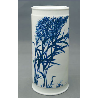 徐利明青花瓷书画作品