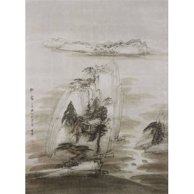 《秋霜》，尺寸为125x94cm