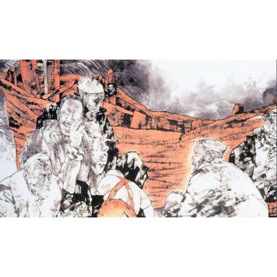 张道兴书画作品《海的容颜》