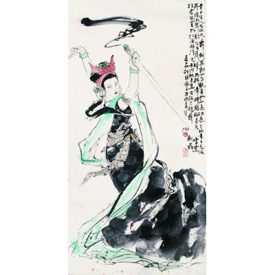 公孙大娘舞剑图