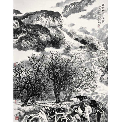 雨收云开山初寒