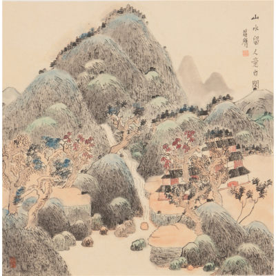 山水留人意自闲