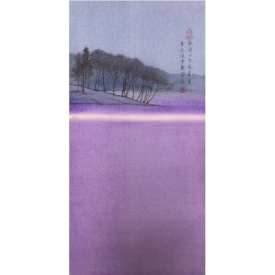 秋清山木夜苍苍