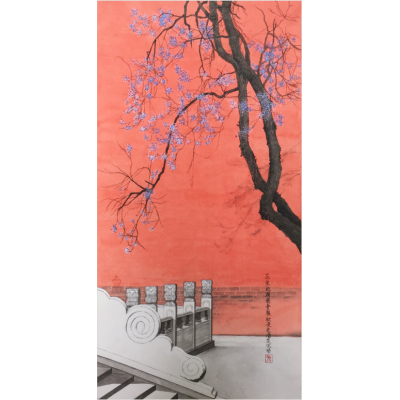 花重枝头飞春报